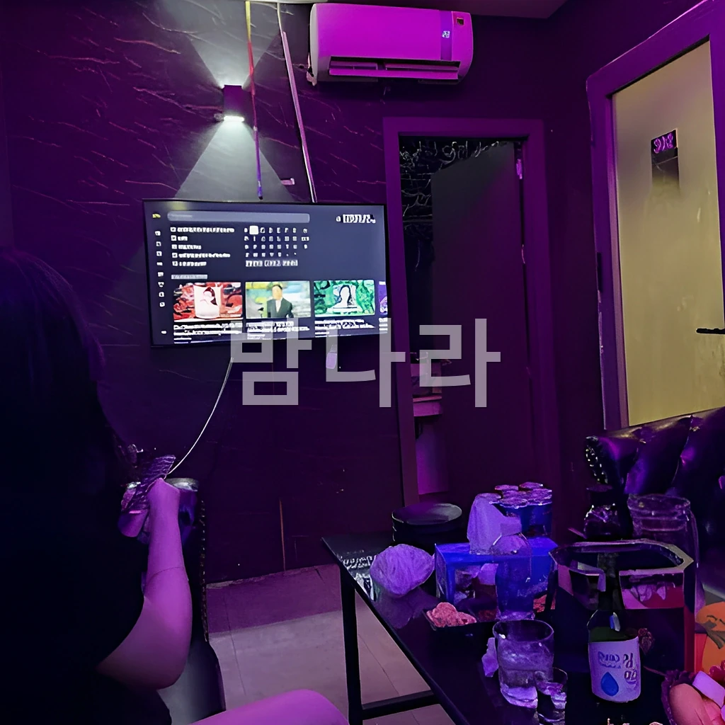 호치민 오로라 가라오케 입구와 내관 분위기