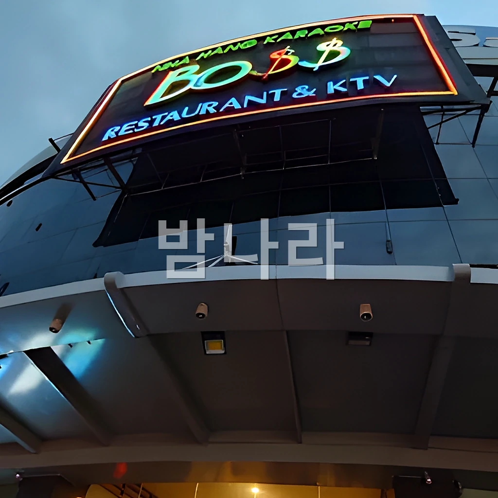 호치민 보스 가라오케 룸 인테리어와 좌석 배치