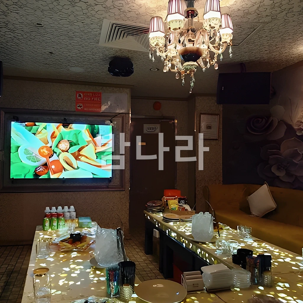 호치민 보스 가라오케 입구와 내관 분위기