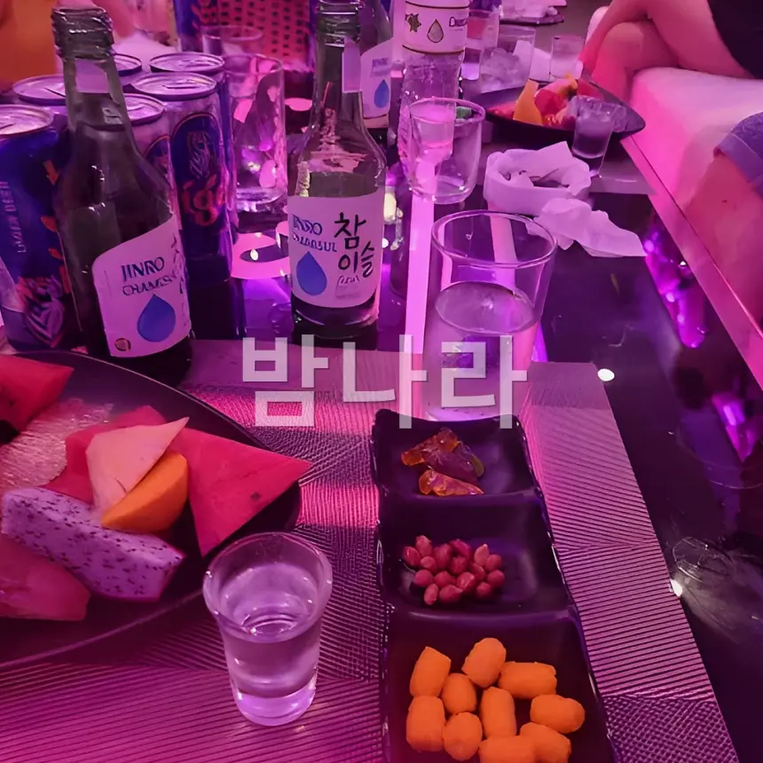 호치민 산토끼 가라오케 룸 인테리어와 좌석 배치