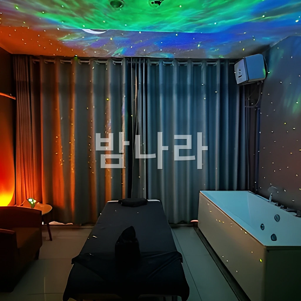 호치민 아리 스파 로비와 내관 분위기