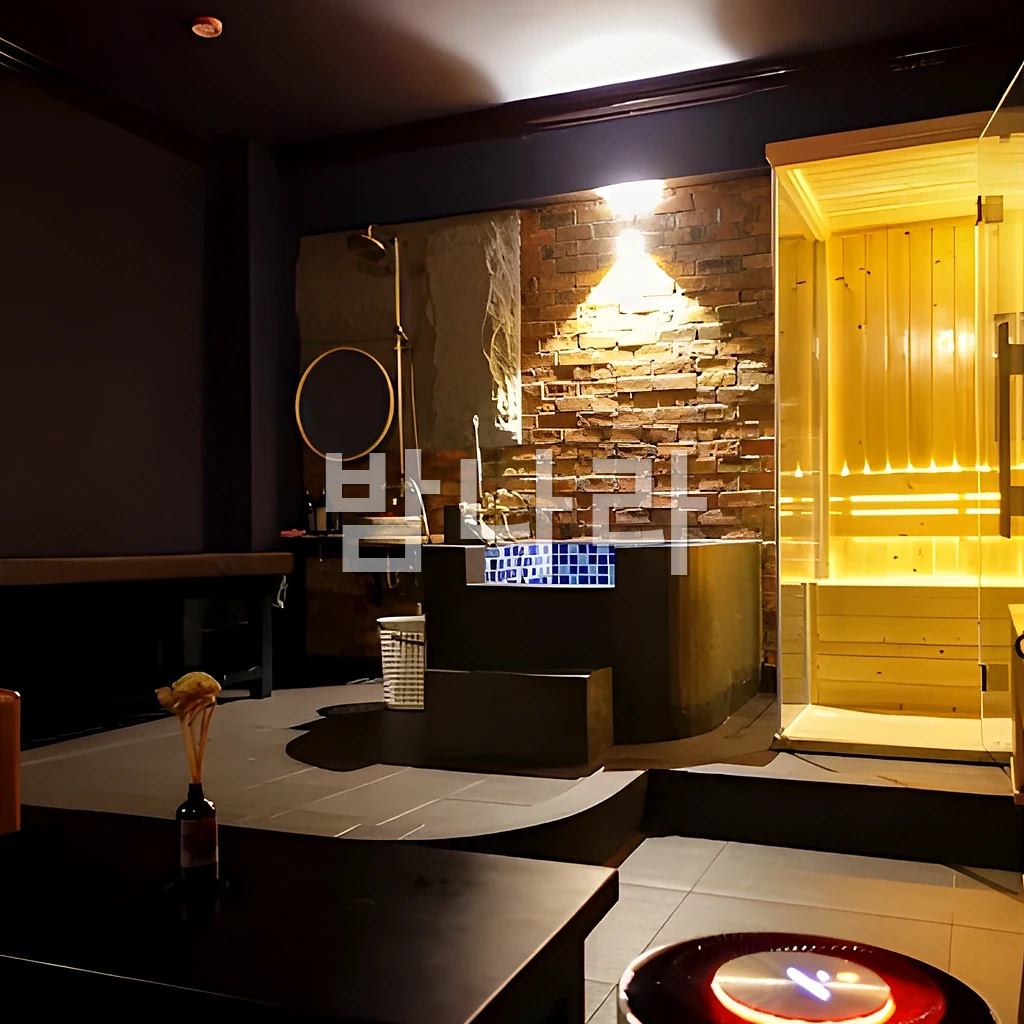 호치민 두리안 마사지 관리룸과 사우나 시설 내부
