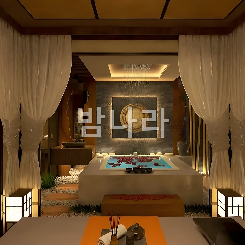 호치민 민땀 마사지 호텔 로비와 입구 전경