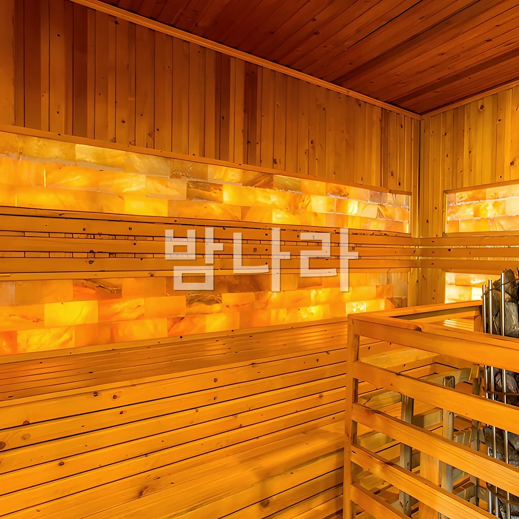 호치민 민땀 마사지 내부 복도와 분위기