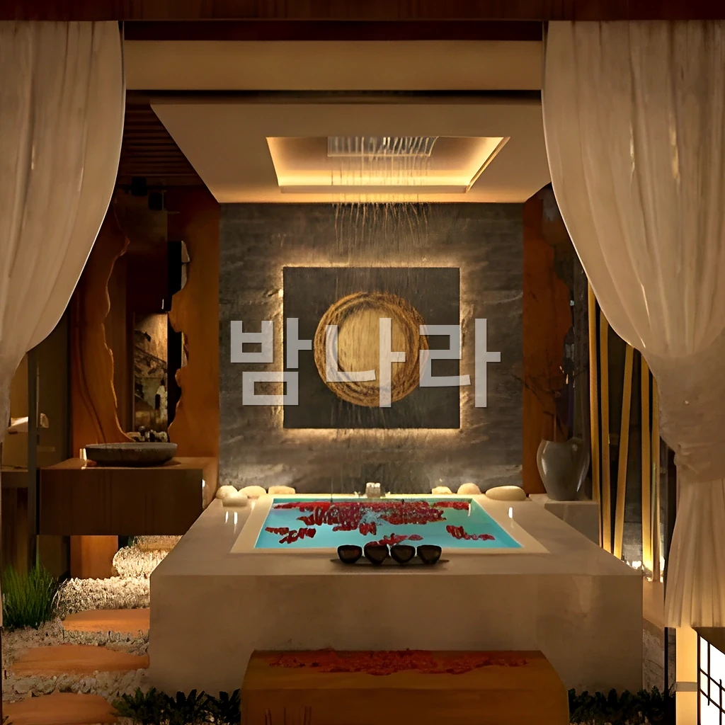 호치민 민땀 마사지 시설 전경과 분위기