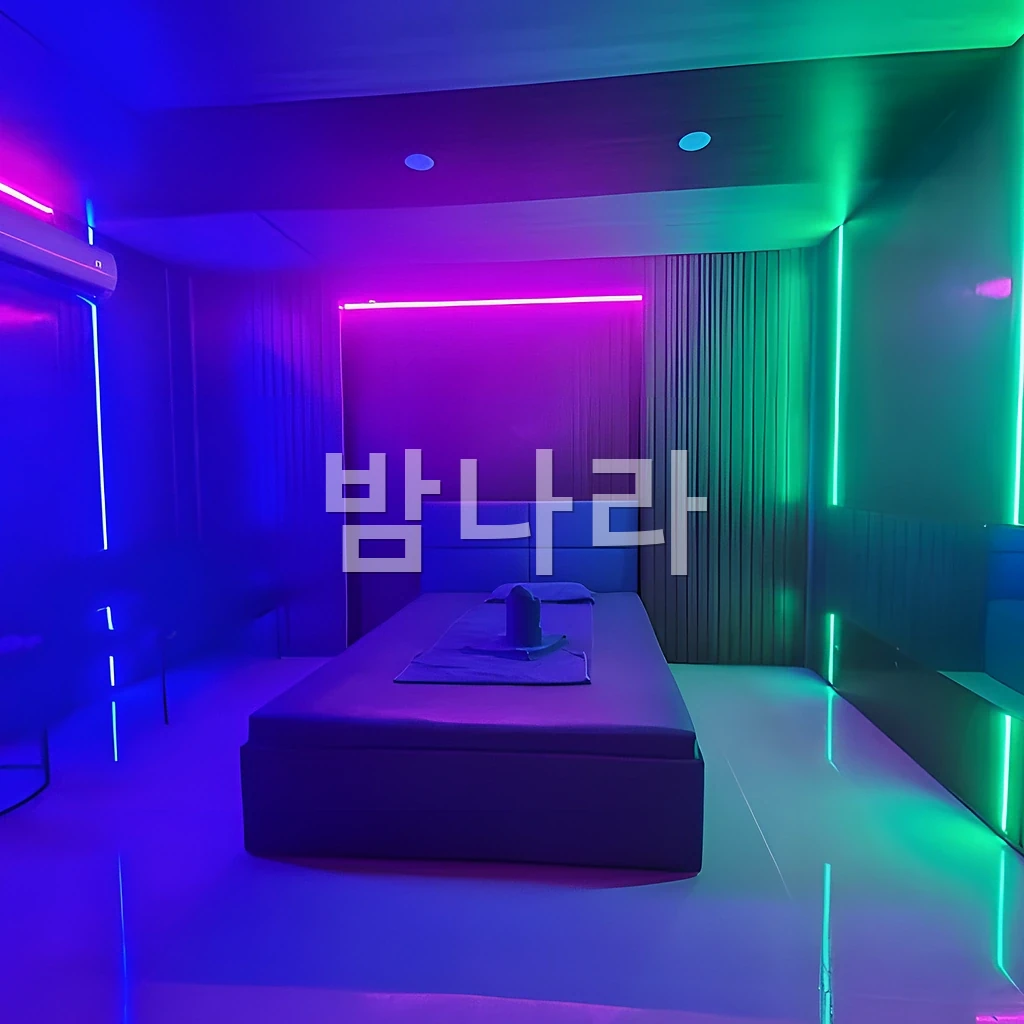 호치민 윈디2 마사지 관리룸 베드와 조명 분위기