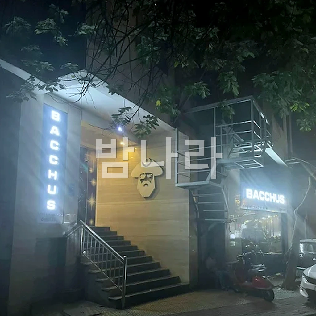 하노이 박카스 가라오케 룸의 화려한 컬러 조명